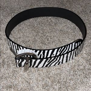 zebra belt